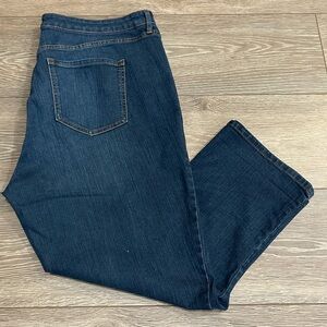 Nine West Cuffed Capri Womens Jeans Sz 18W